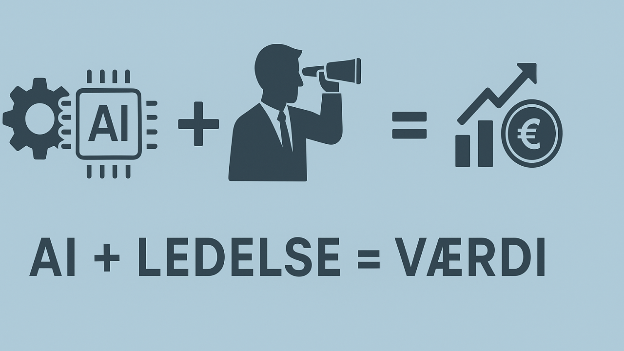 AI for ledere: ROI på AI? Det kræver mere end teknologi – det kræver ledelse