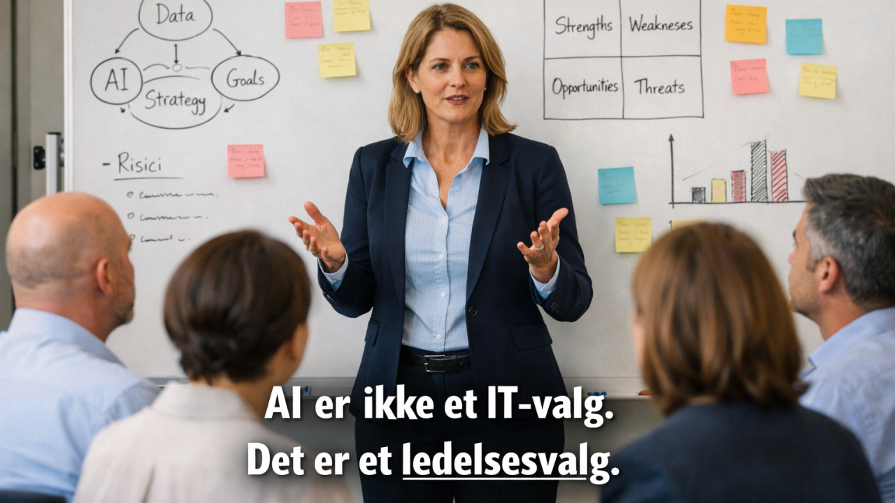 AI for ledere: Bygger I AI eller bilder I jer bare ind, at I gør?