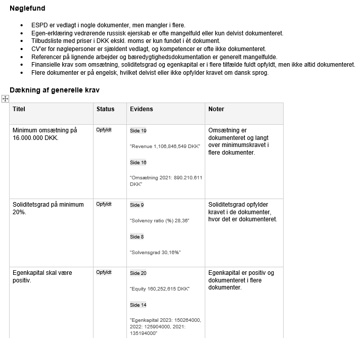 Konditionsmæssig analyse